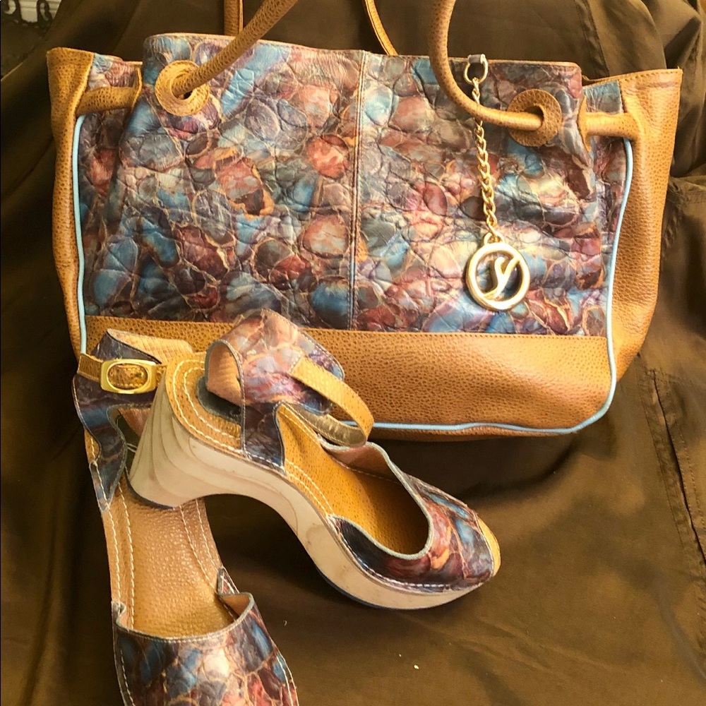 🚩SOLD🚩 Baleares purse & Shoes, made in Columbia